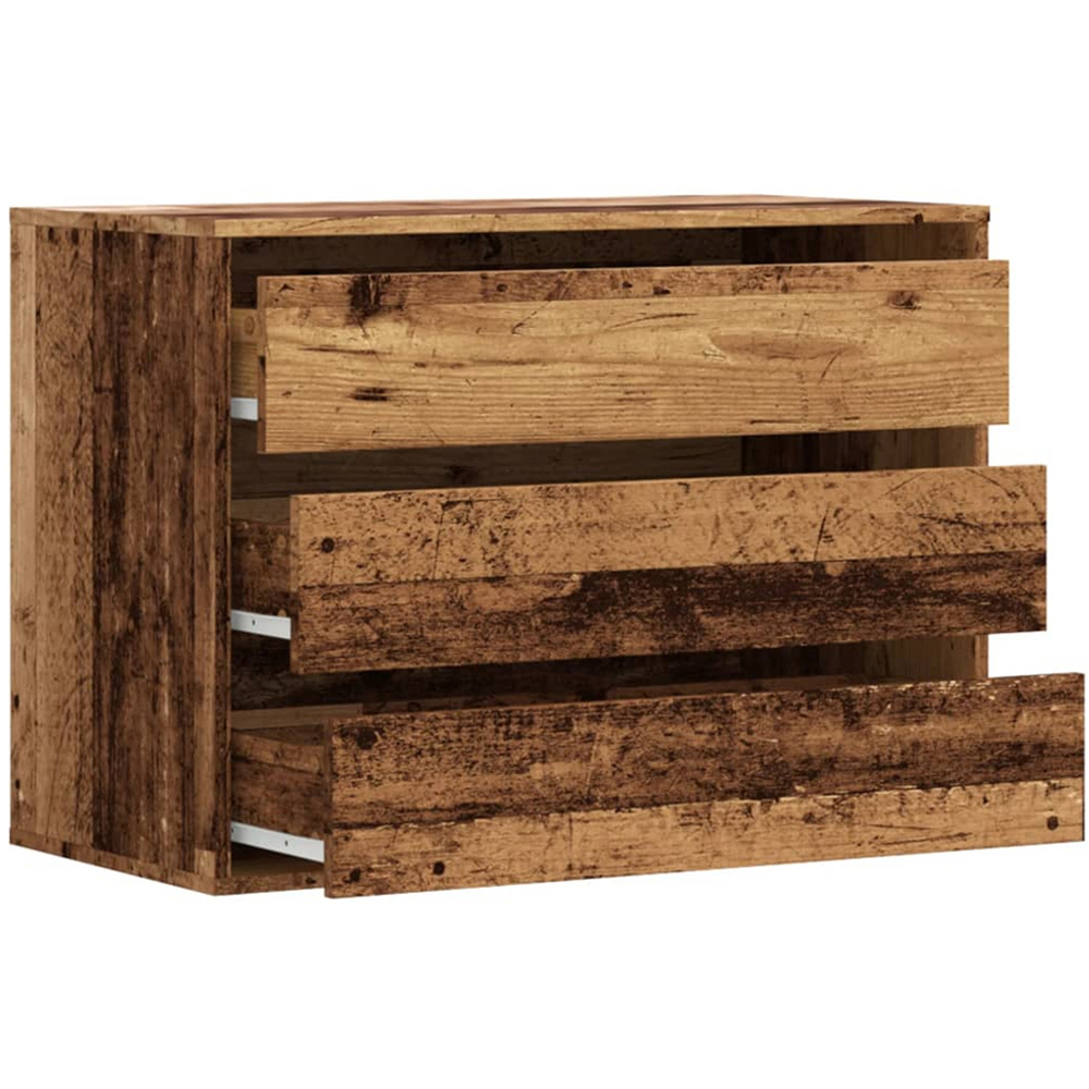 vidaXL Single Door 2 Shelf Sonoma Oak Wooden TV Cabinet Image 4