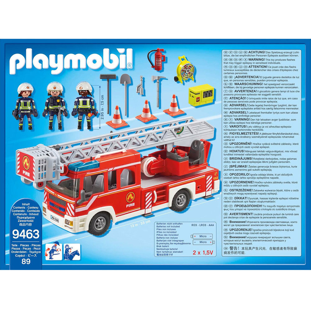 Playmobil Fire Ladder Playset Image 8