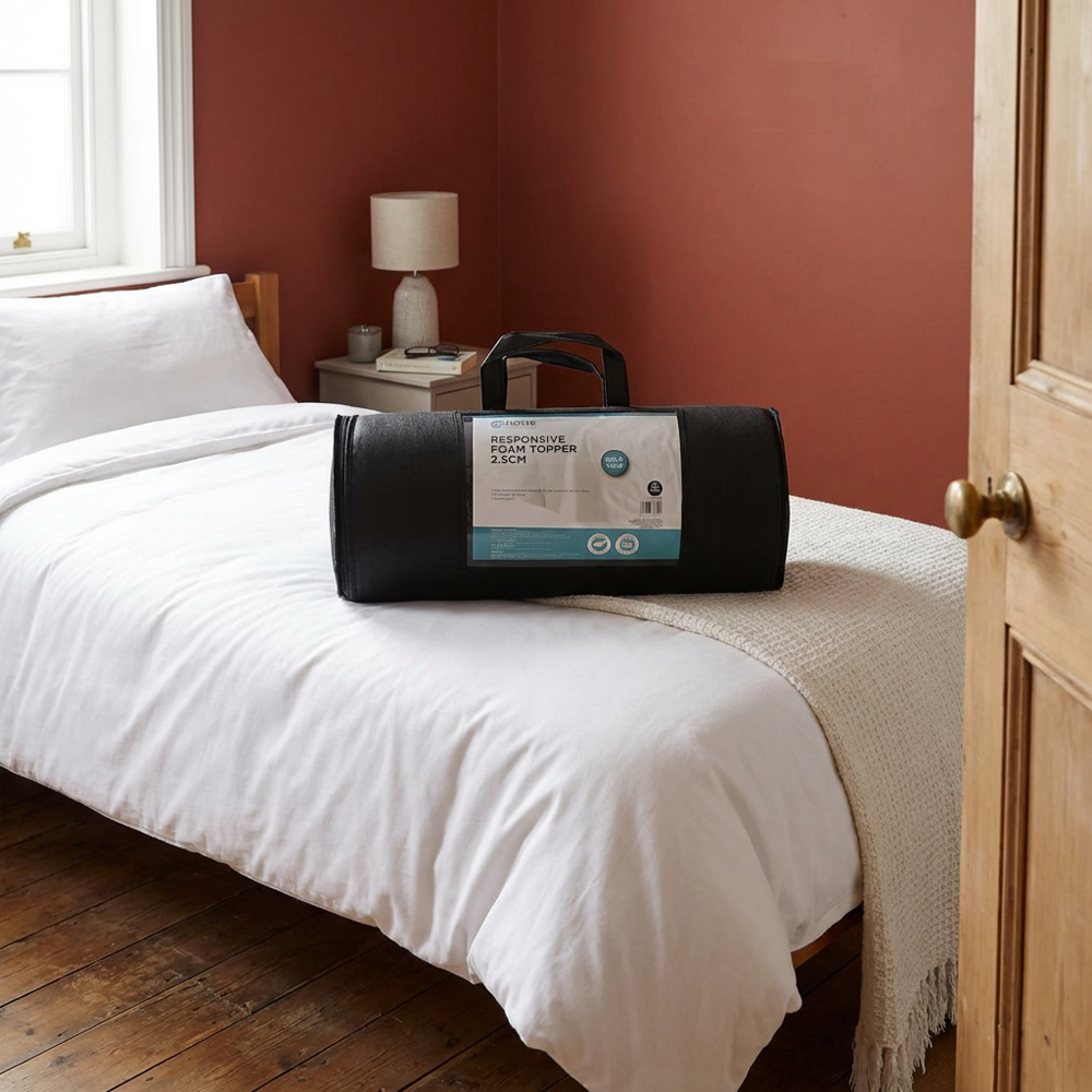 My Home Single Responsive Foam Mattress Topper Image 2