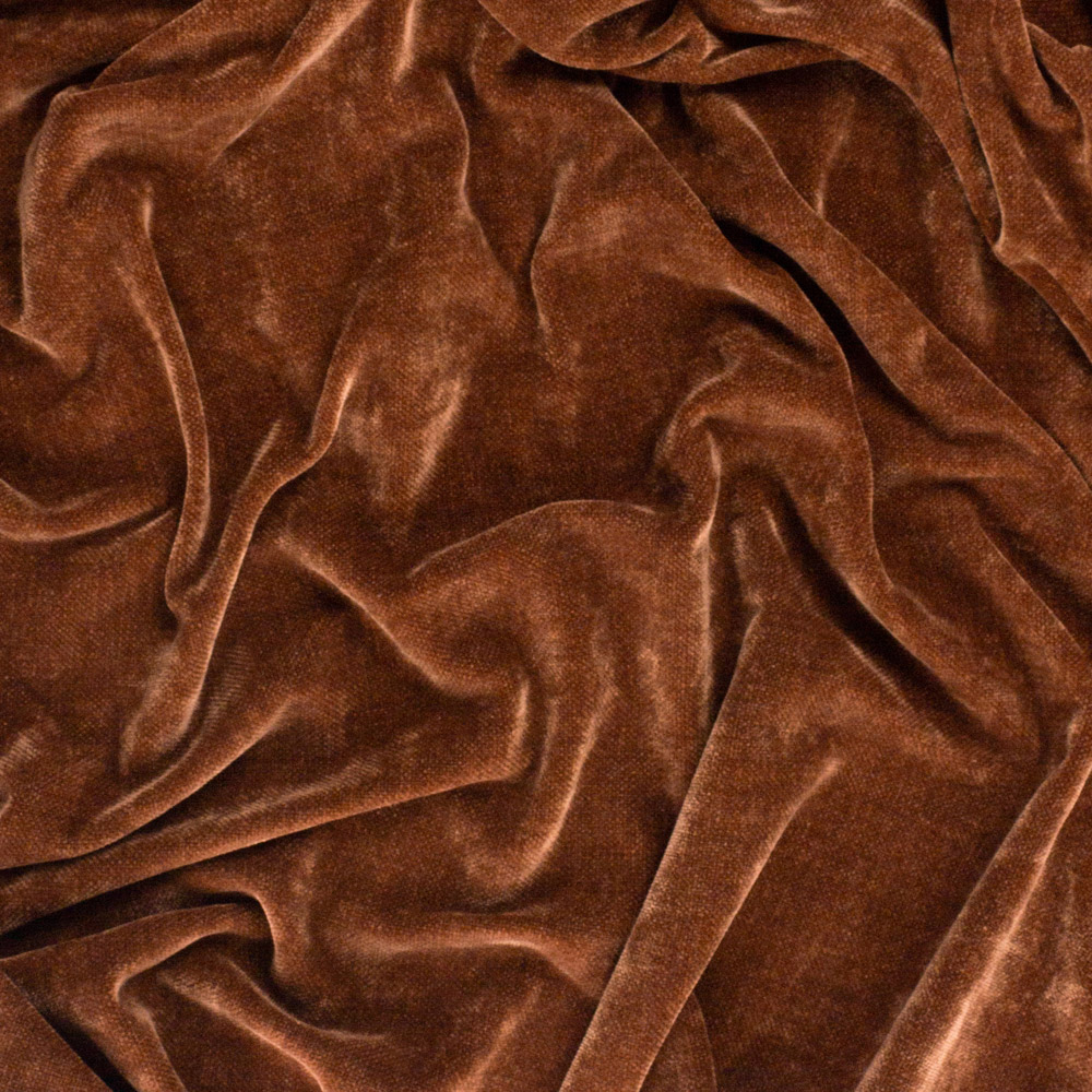 Yard Nutmeg Heavy Chenille Velvet Throw 150 x 200cm Image 4