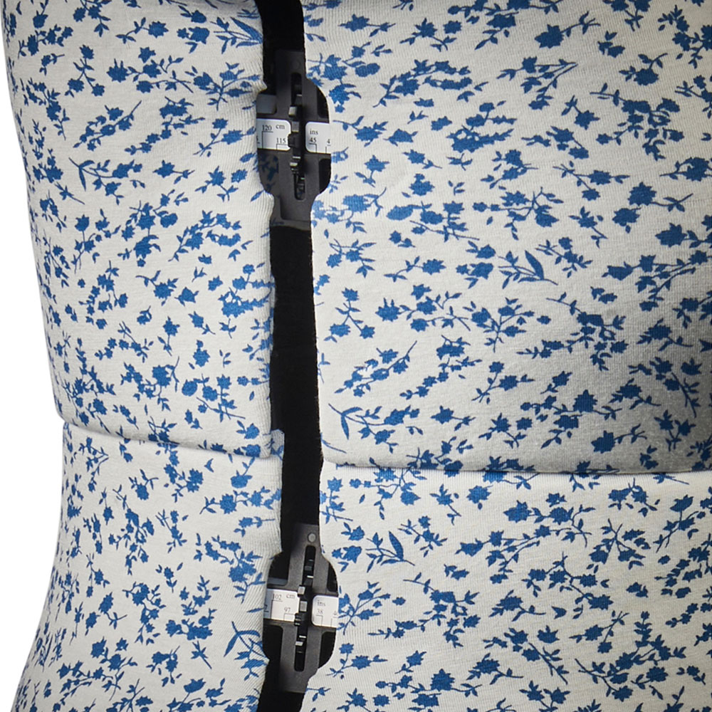 Sewing Online 5915A Ditsy Blue Adjustable 8-Part Dressmakers Dummy with Hem Marker Small Image 6