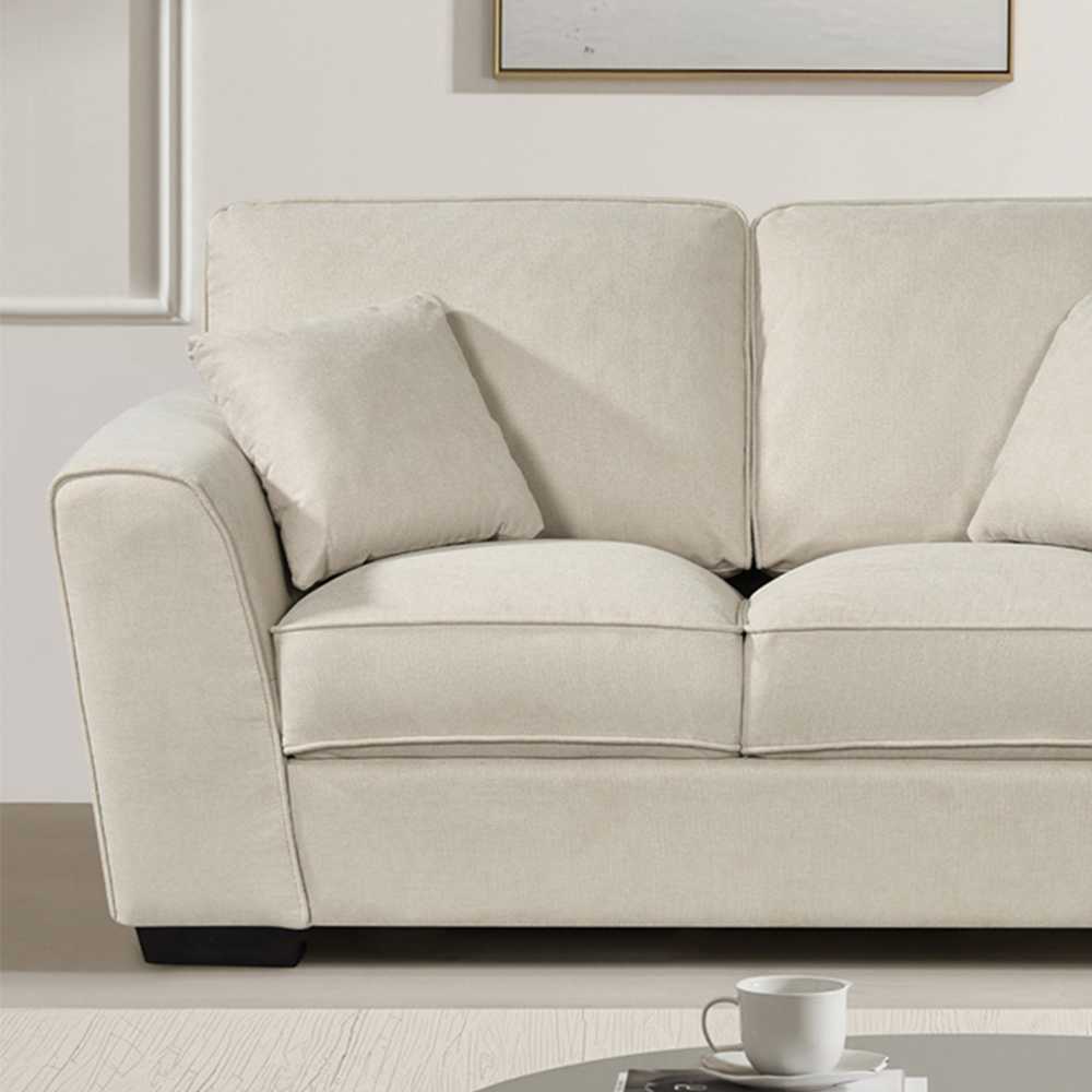 Artemis Home Arlington 2 Seater Oat Fabric Sofa Image 2