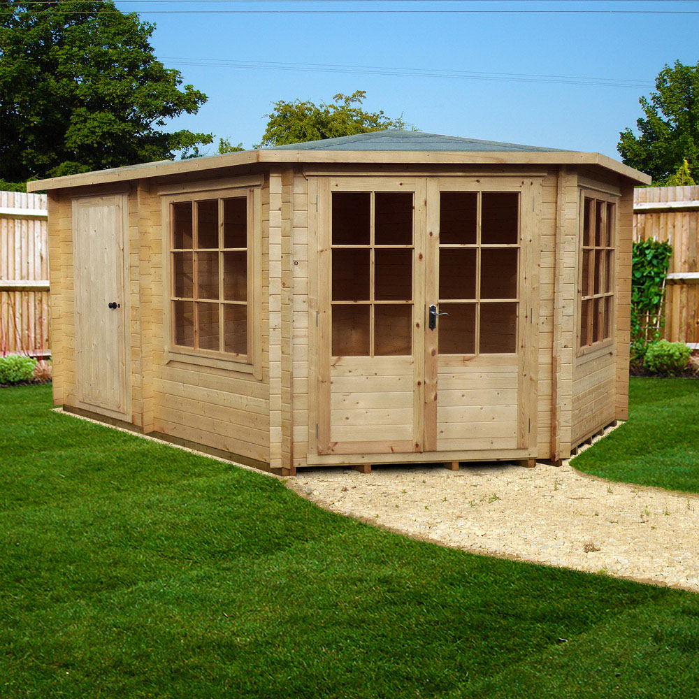Shire Leygrove 10 x 14ft Log Cabin Image 2