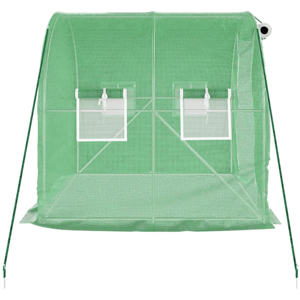 vidaXL Green 6.5 x 6.5ft Greenhouse Image 4