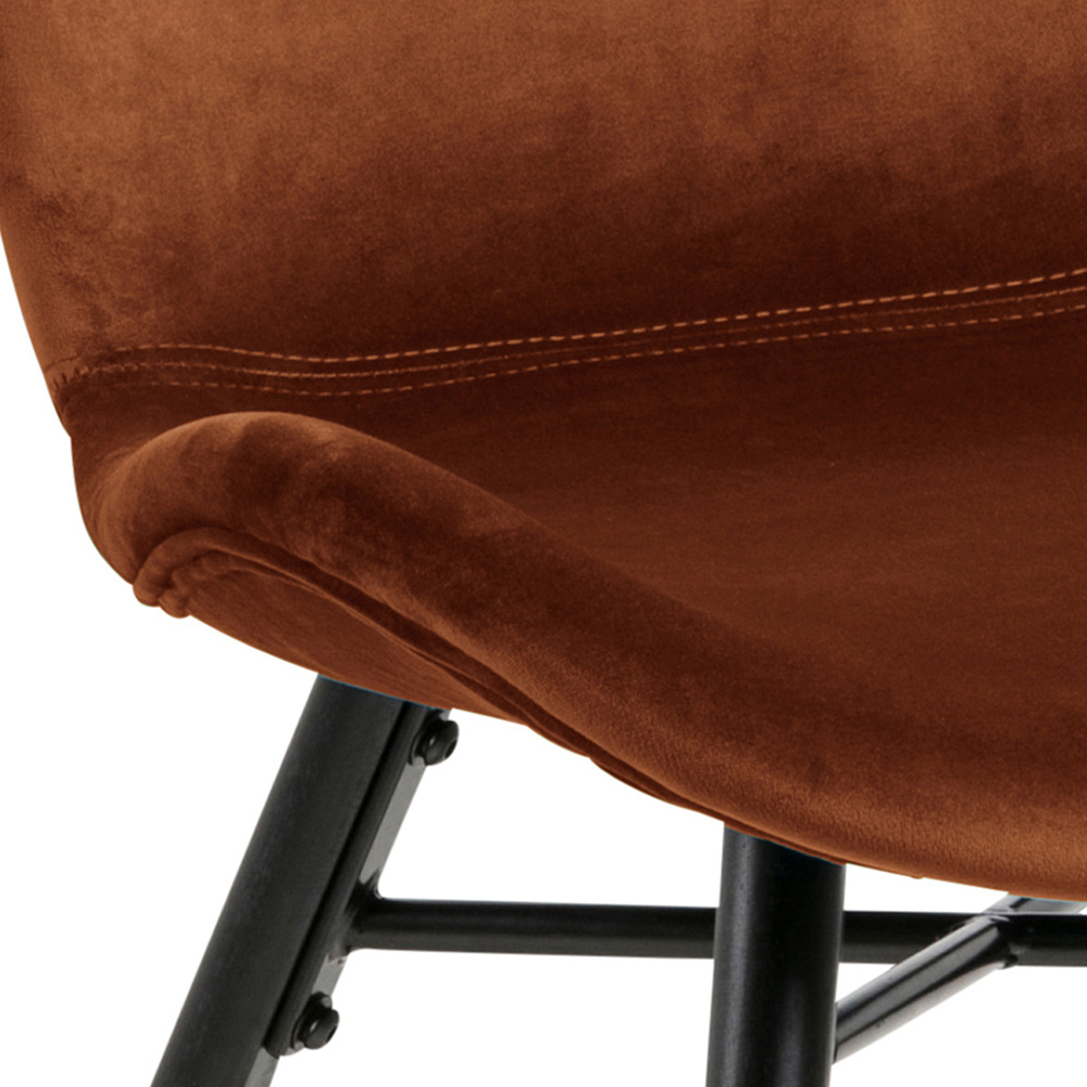 Florence Batilda Set of 2 Copper Dining Chairs Image 6