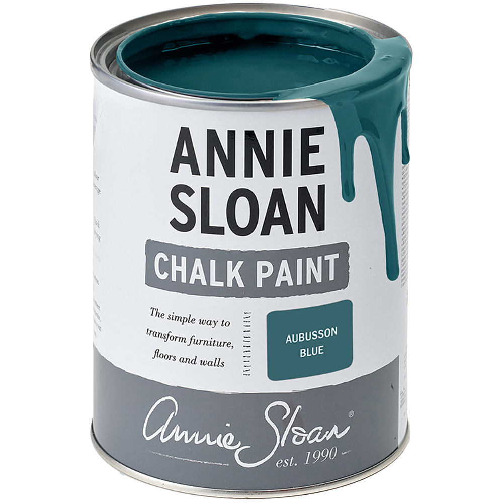 Annie Sloan Aubusson Blue Matt Chalk Paint 1L Image 2