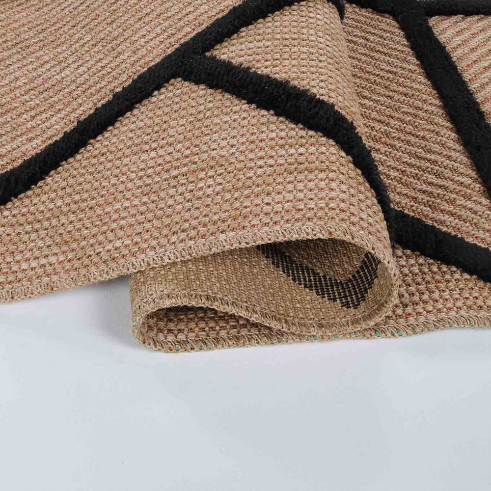 Desire Rugs Harper Black Prism Rug 50 x 80cm Image 3