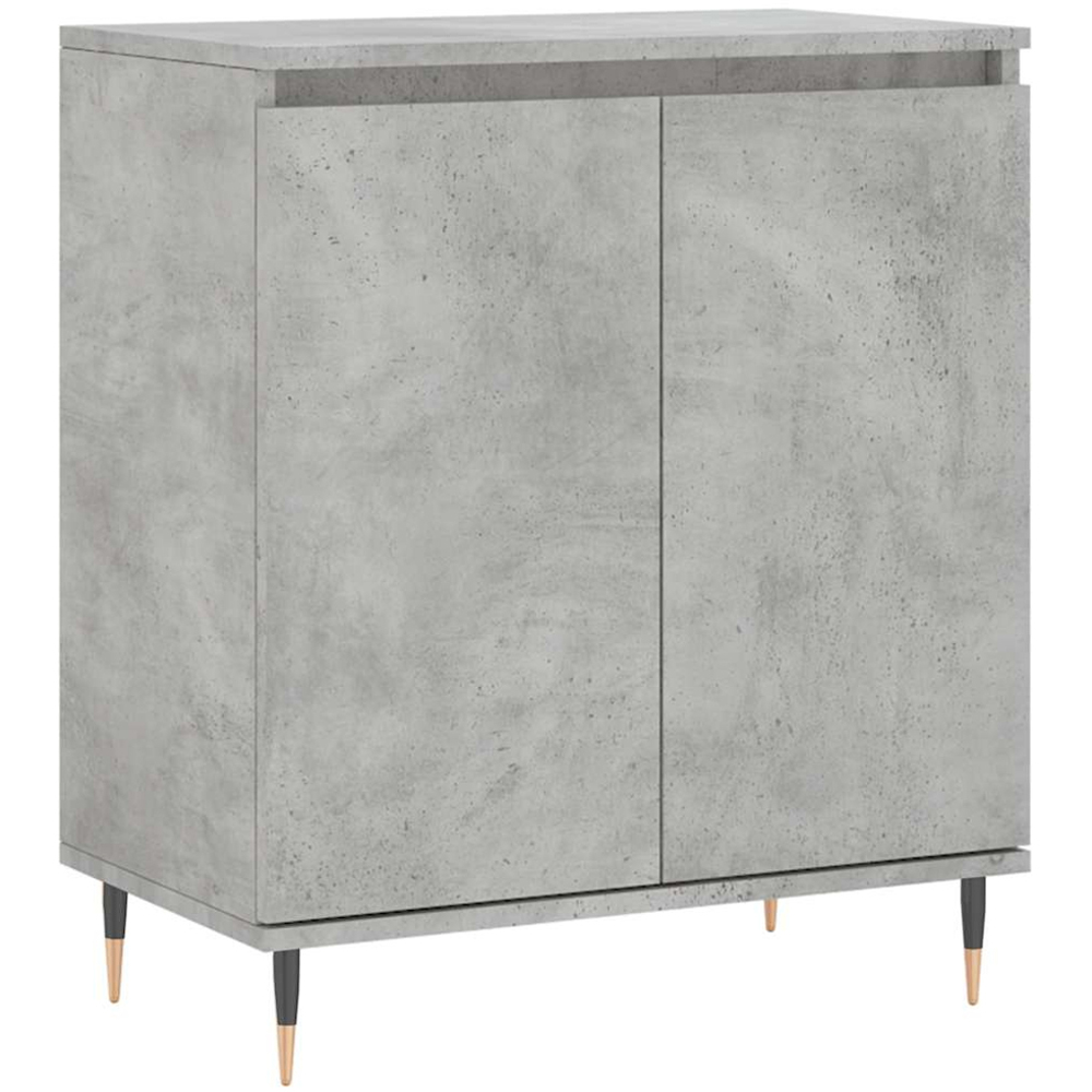 vidaXL 2 Door Concrete Grey Sideboard Image 2