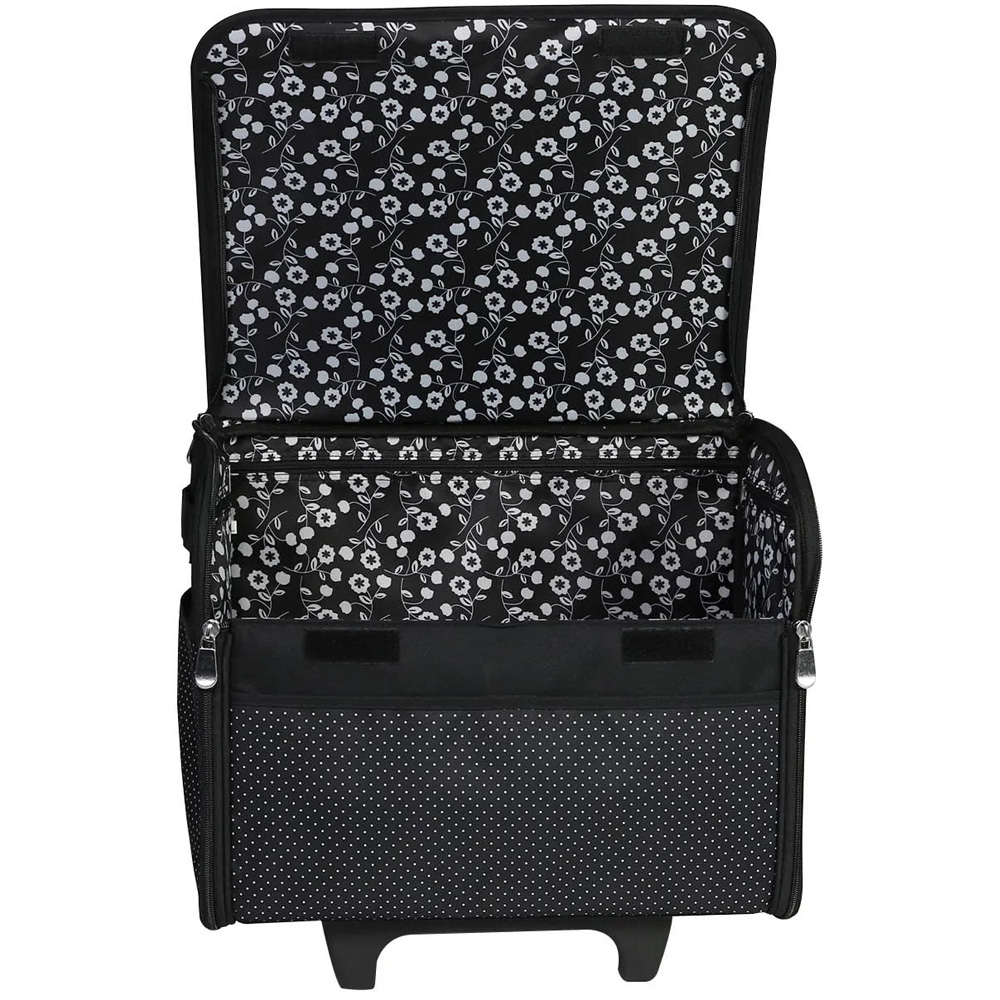 Everything Mary EVM12439-2 Black White Dot Sewing Machine Trolley Bag 42 x 24 x 34cm Image 4