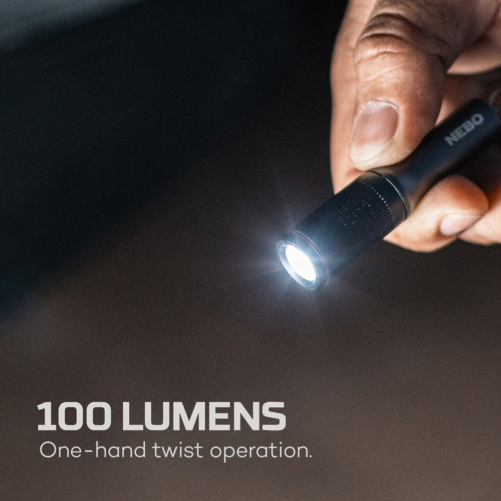 Nebo Columbo Keychain 100 Lumens Twist-Activated Keyring Light Image 7