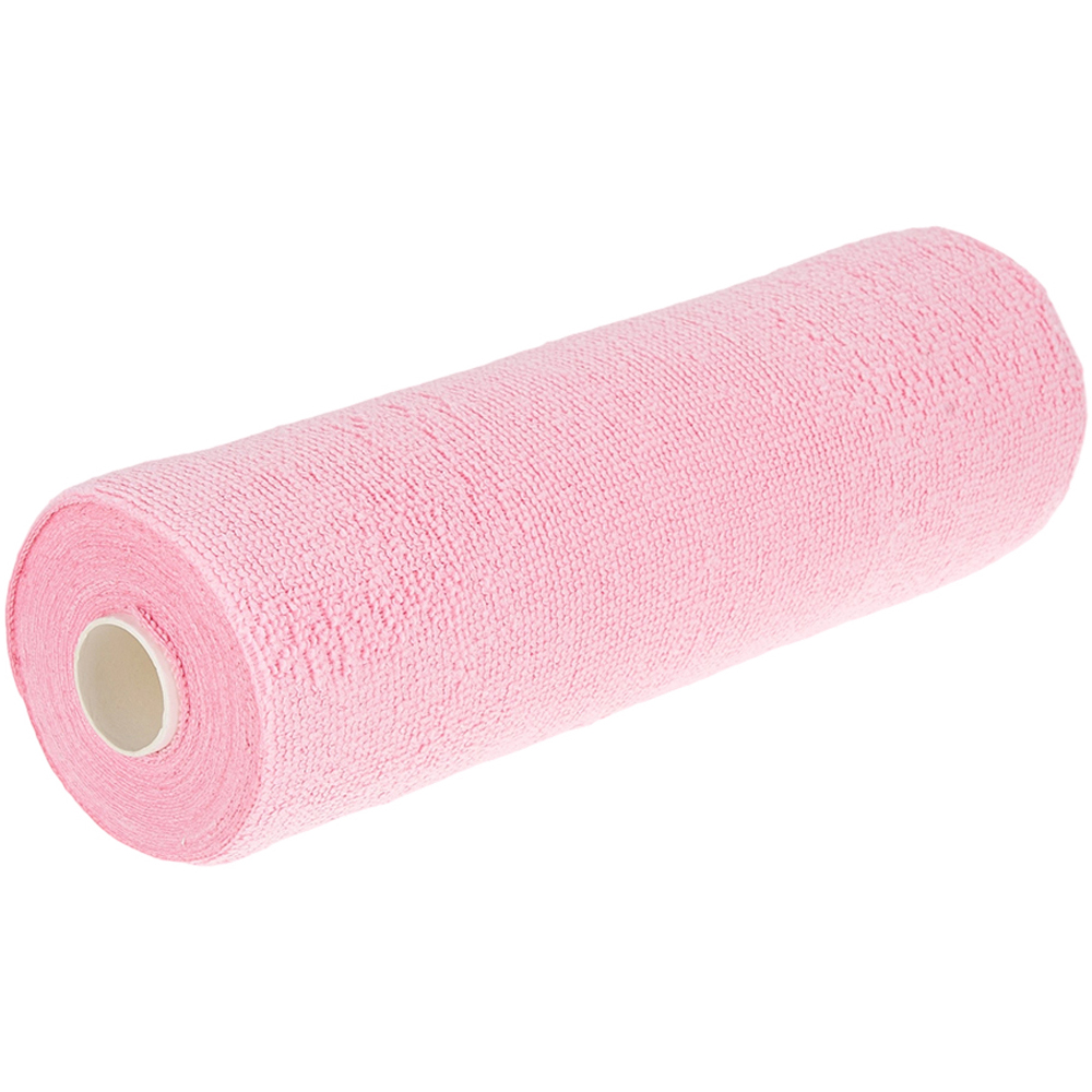Living and Home Pink Multifunctional Reusable Microfibre Cloth Cleaning Towel 20 Pack Image 1