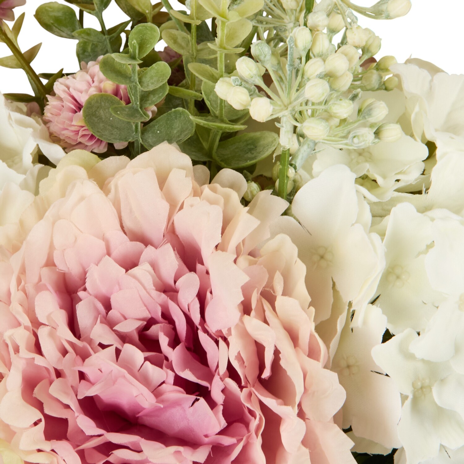 Artificial Peony and Hydrangea Bouquet Image 3