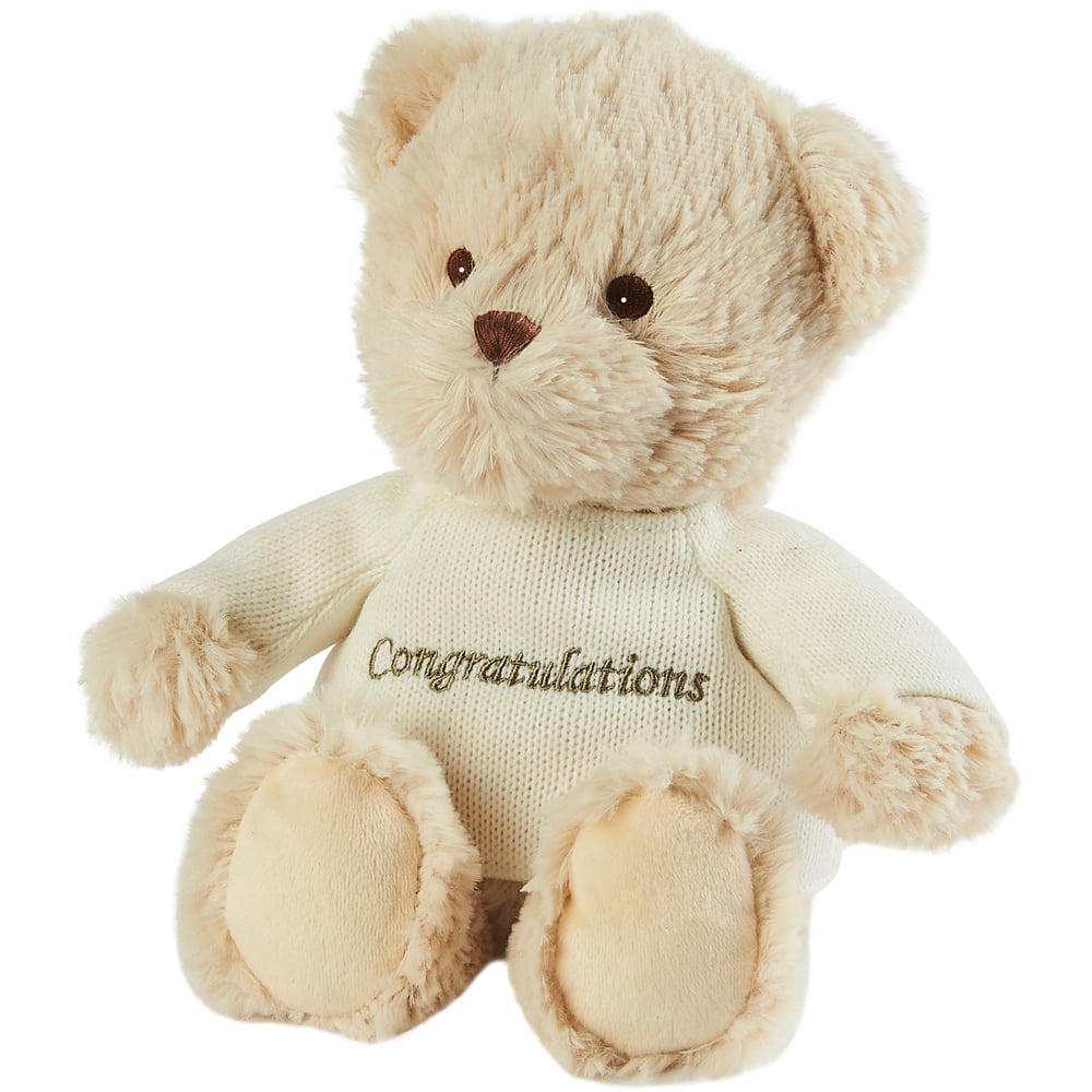 Warmies Congratulations Microwaveable Plush Bear 22cm Image 1