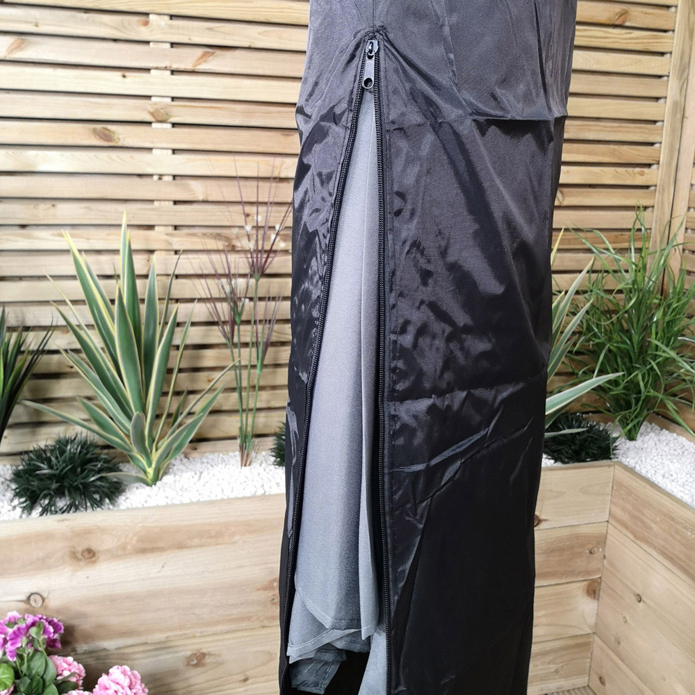 Samuel Alexander Black Hanging Banana Cantilever Parasol Waterproof Cover 3m Image 4