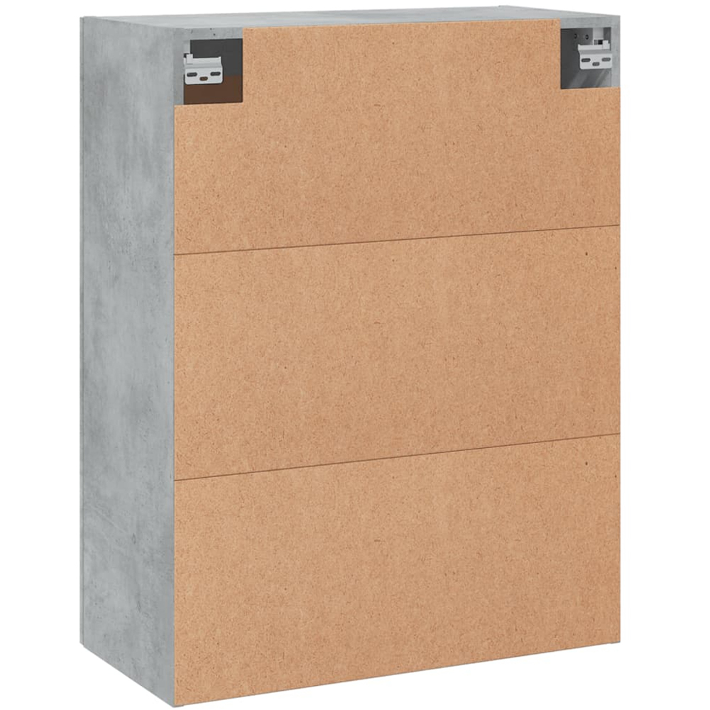 vidaXL 2 Door Concrete Grey Wall Mounted Cabinet 2 Pack Image 8
