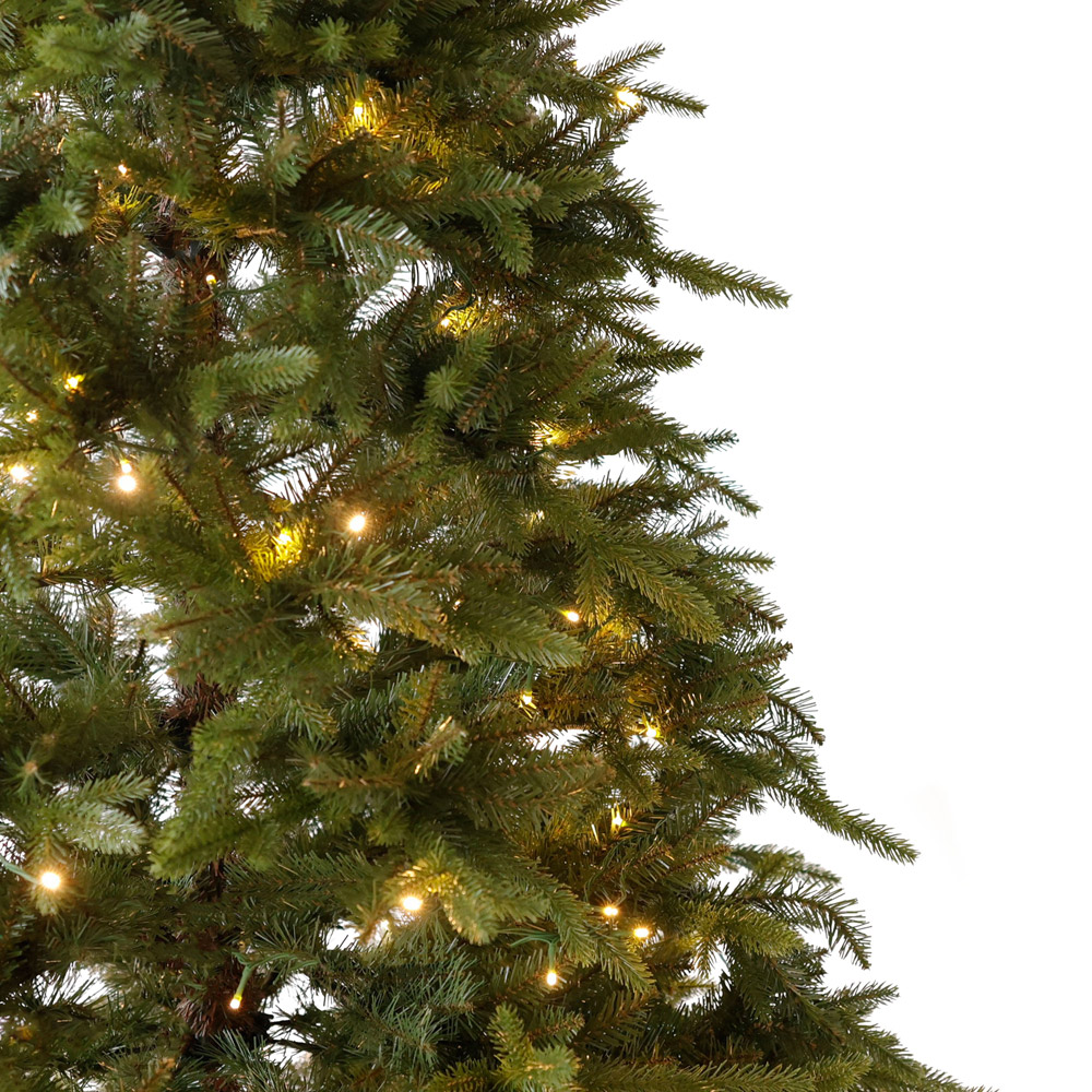Charles Bentley Luxury Pre Lit Hinged Artificial Christmas Tree 7ft Image 4