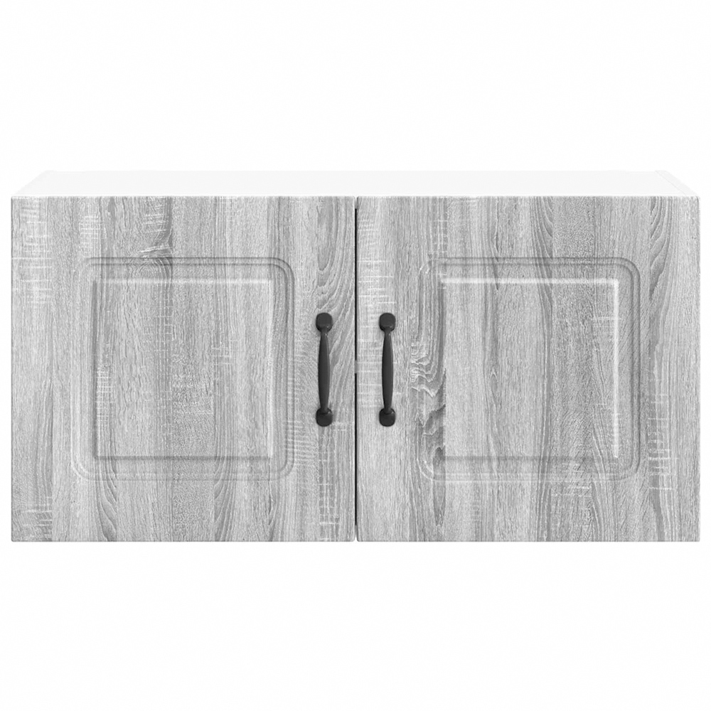 vidaXL Kalmar 2 Door Grey Sonoma Wall Kitchen Cabinet Image 4