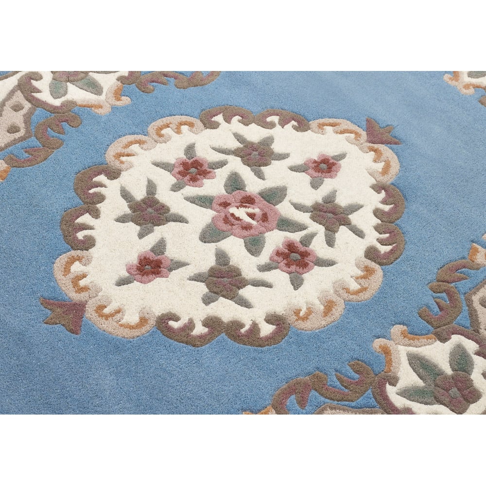 Origins Shensi Blue Wool Rug 75 x 150cm Image 4