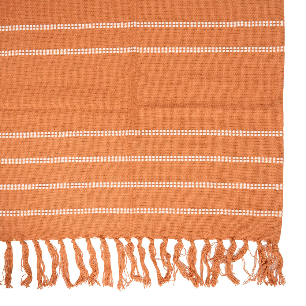 Eleni Tassel Throw Rust Image 4