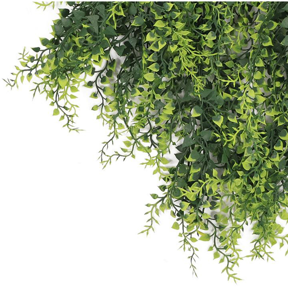 Leaf Green Foliage Hanging Artificial Plant 3ft Image 3