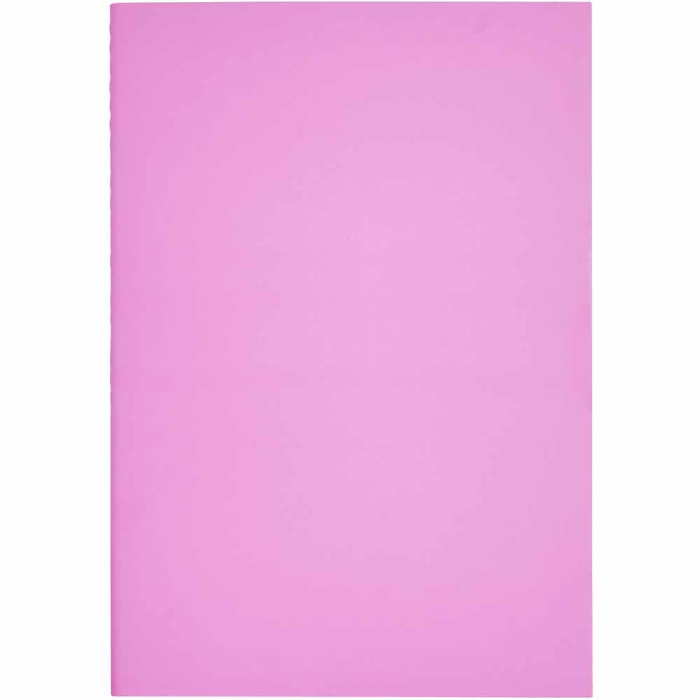 Wilko Exercise Book A5 3pk Pink Image 5