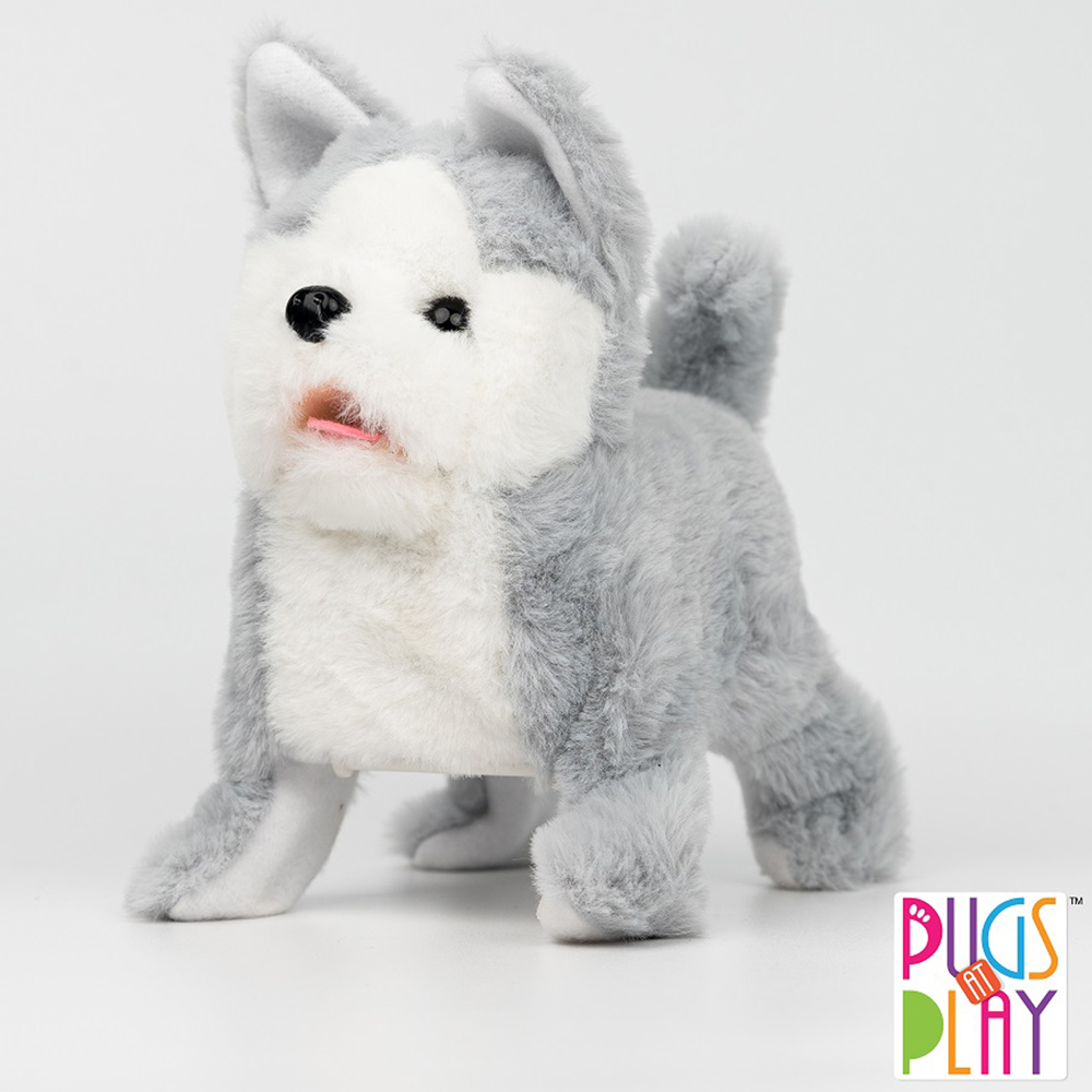 Pugs at Play Archie Interactive Flipping Dog Plush Soft Toy Image 8