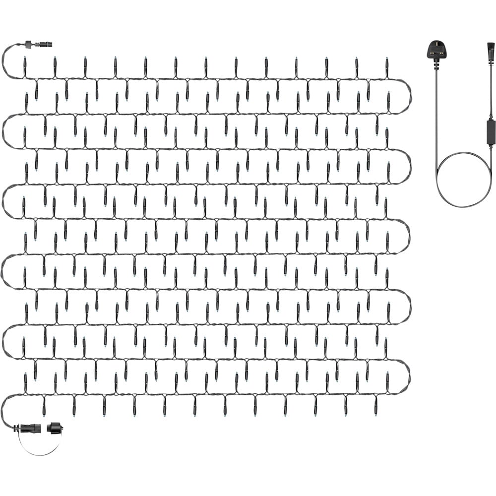 Eagle Connect 500 Warm White LED Black Cluster Light 10m Image 2