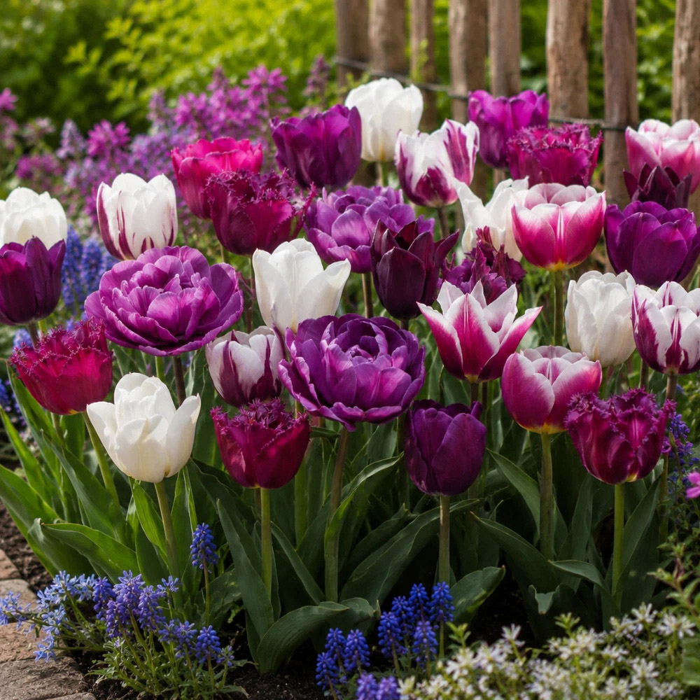 Thompson and Morgan Tulip Purple Passion Planting Bulb 40 Pack Image 4
