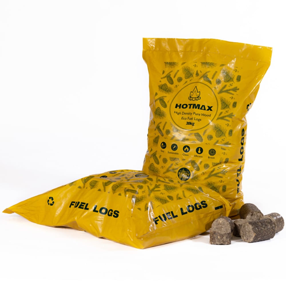 Hotmax High Density Pure Wood Eco Fuel Logs 20kg Image 3