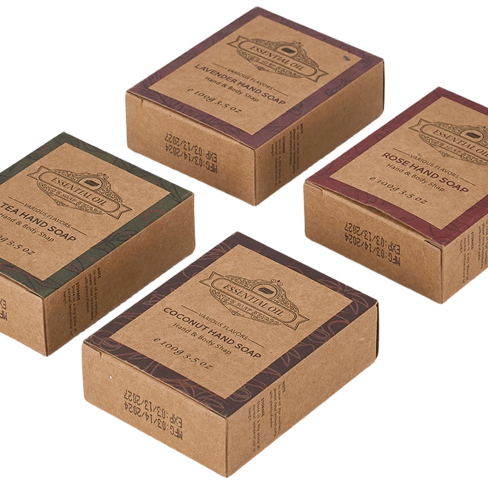Living and Home 4 Piece Handmade Soap Gift Set Image 2