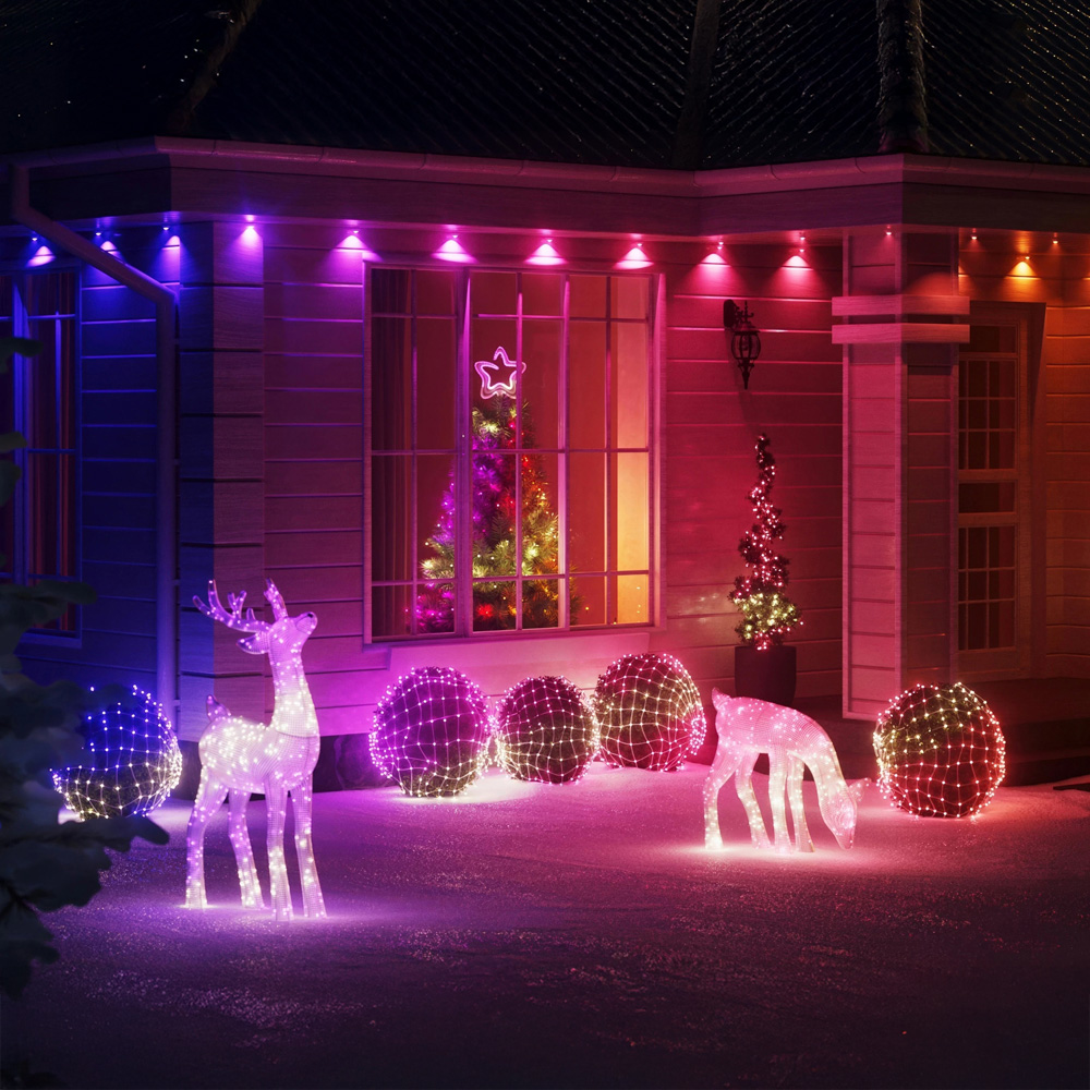 Twinkly 72 RGB LED Smart White Cable Permanent Light Strip 30m Image 1