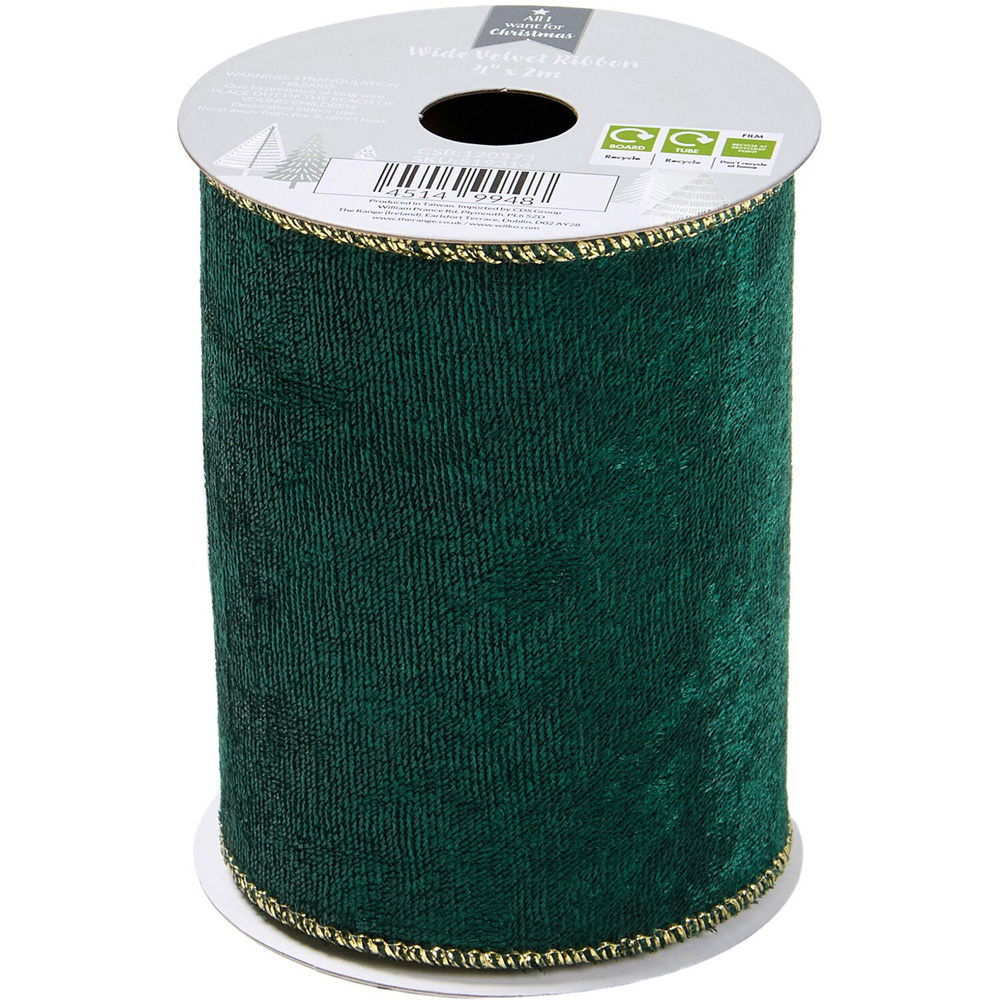 Wide Velvet Ribbon Image 2