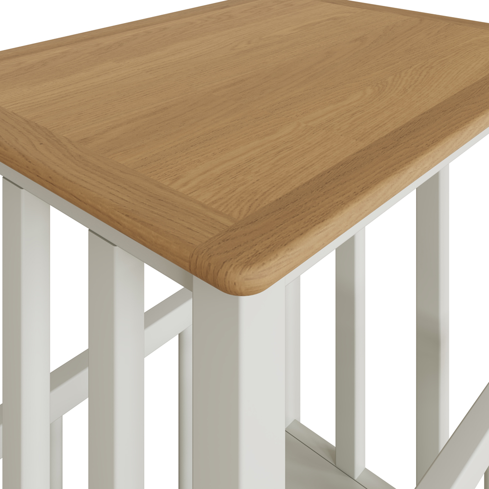 FWStyle Taberno Linen Magazine Table Image 3