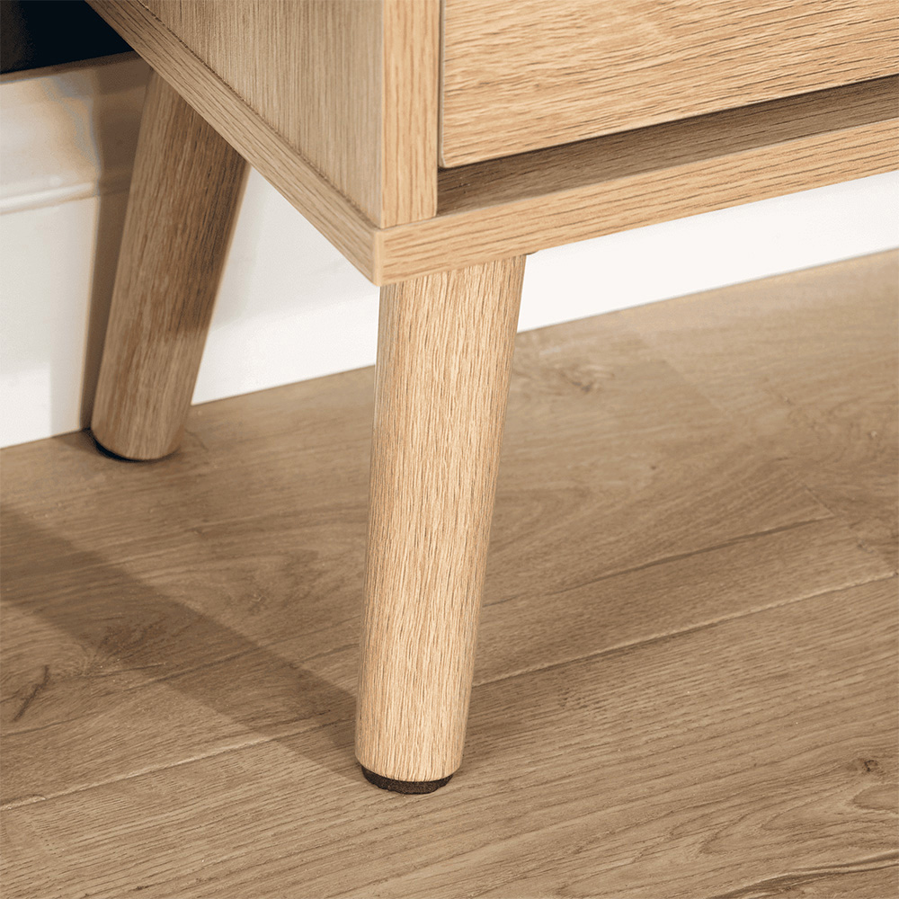 Home Source Astbury 2 Door Rattan Front Shoe Cabinet Image 5