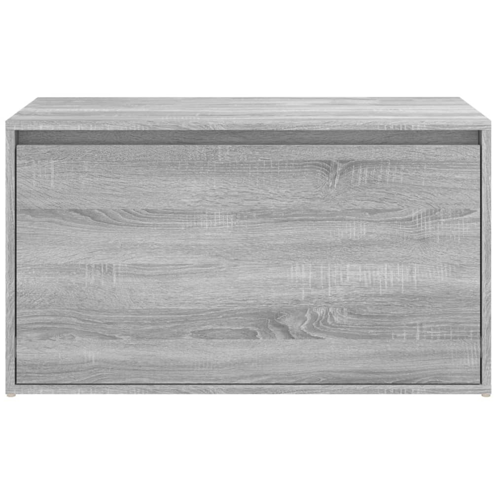 vidaXL Single Drawer Grey Sonoma Hall Bench Image 5