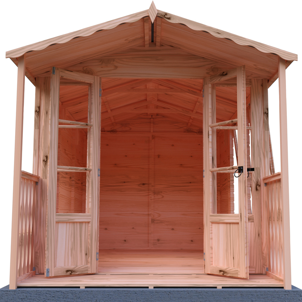 Shire 7 x 10ft Kensington Summerhouse with Veranda Image 4