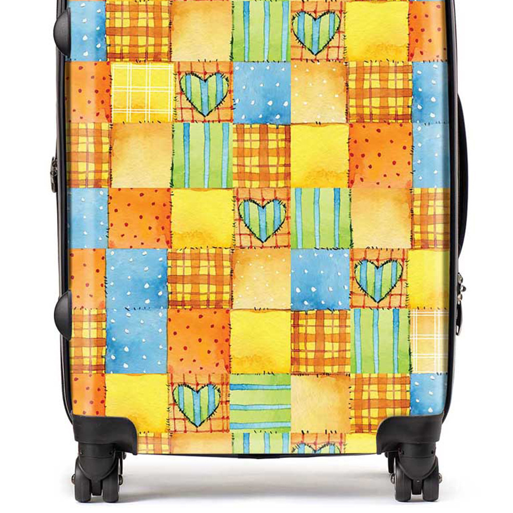 Warren Reed Designer Medium Baby Watercolour Blanket Pattern Suitcase Image 2