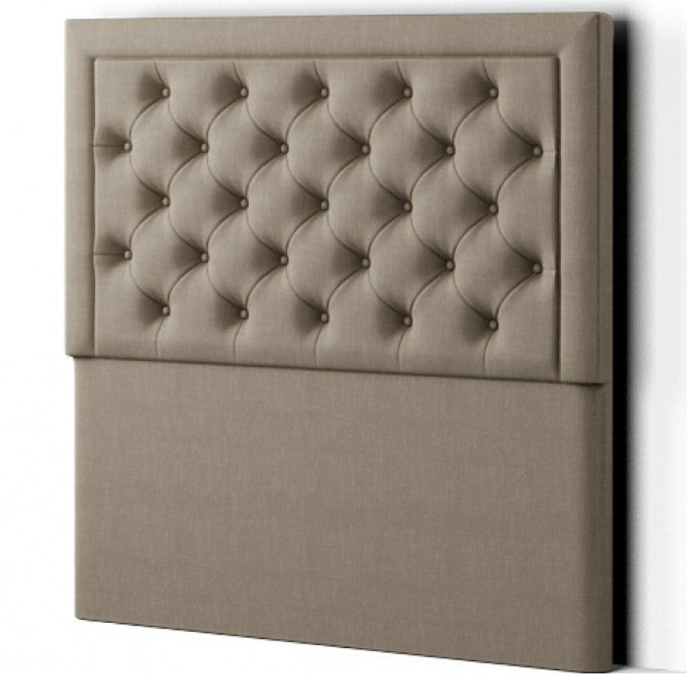 Eleganza Castle Double Mink Malham Weave Floor Standing Headboard Image 2