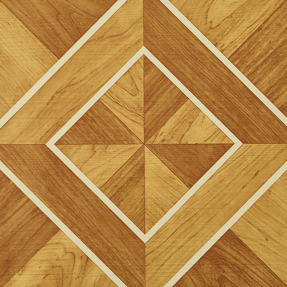 Living and Home Wood Look PVC Self-Adhesive Parquet Flooring Tile 30 x 30cm 30 Pack Image 6