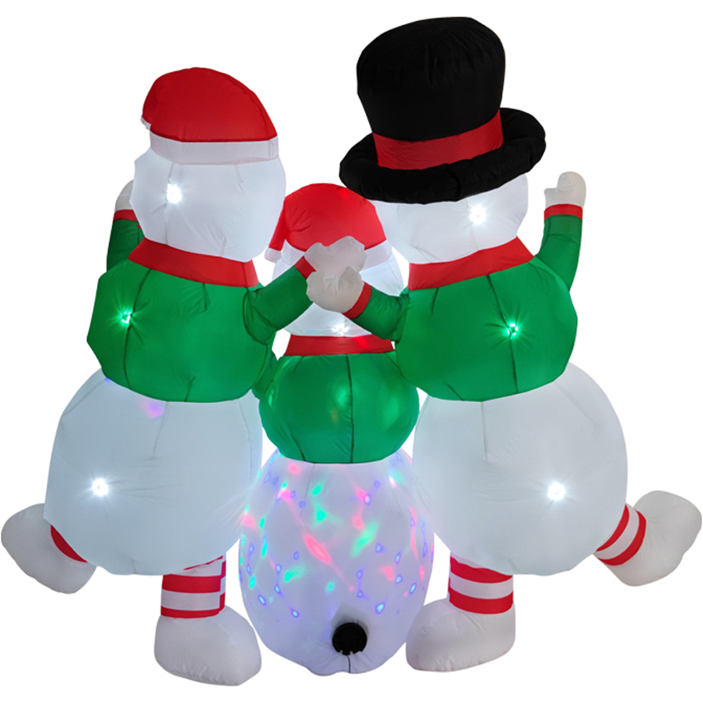 Living and Home Inflatable Snowmen Model LED Christmas Decoration 7.9ft Image 7