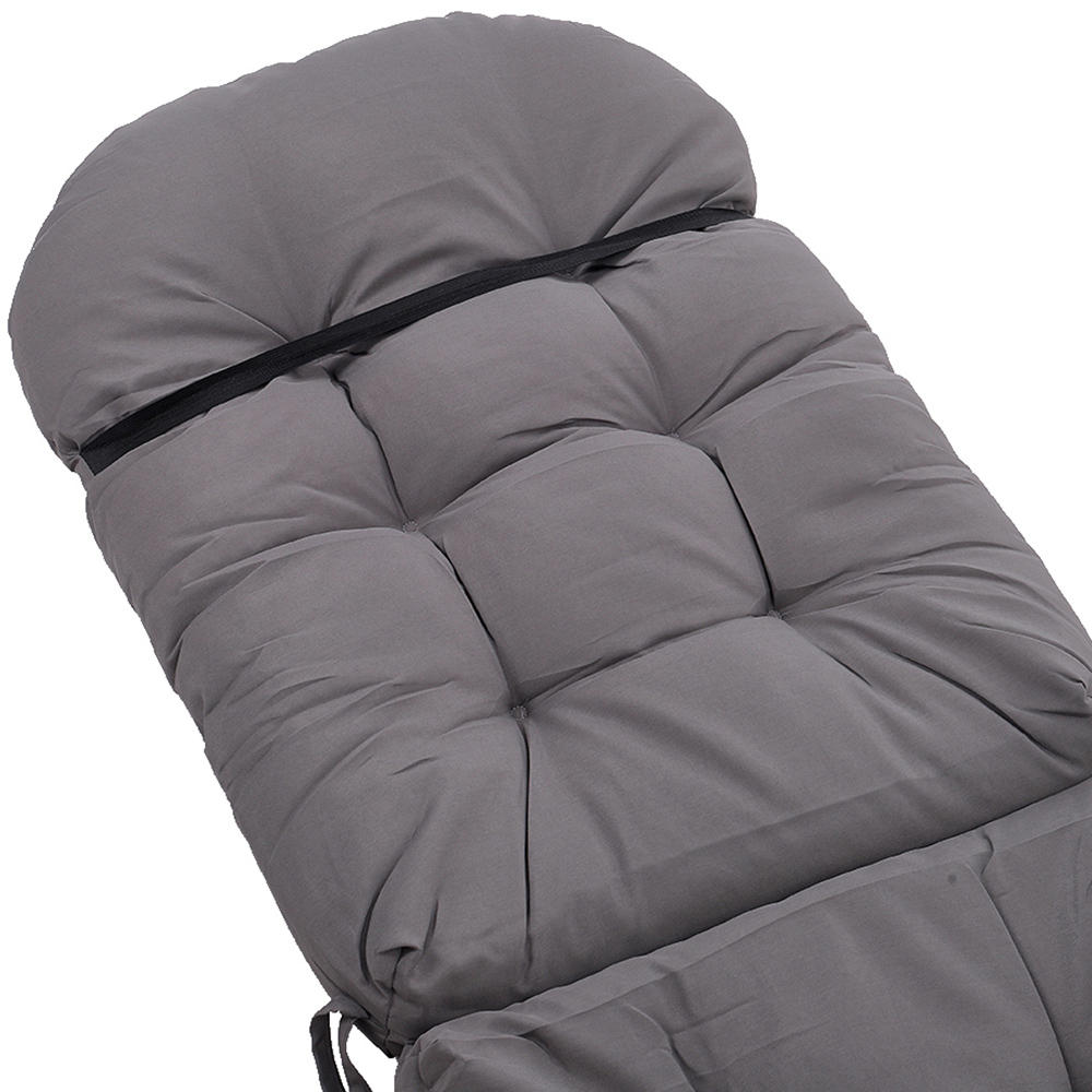 Living and Home Outdoor Waterproof Tufted Swing Seat Cushion Image 4