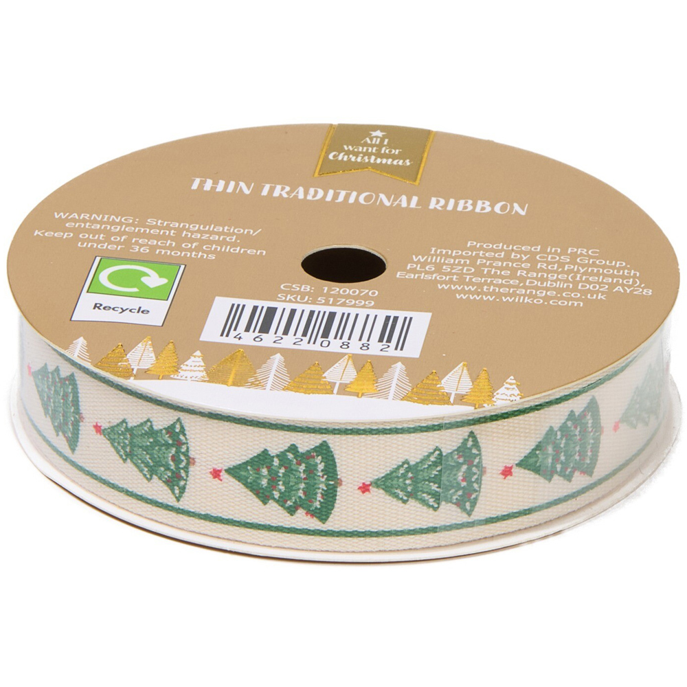 Thin Traditional Decorating Ribbon Image 5