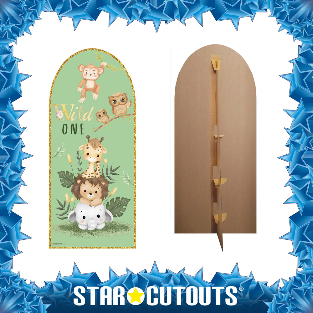 Star Cutouts Wild One Backdrop Sailboard Cardboard Cutout 185 x 80cm Image 5