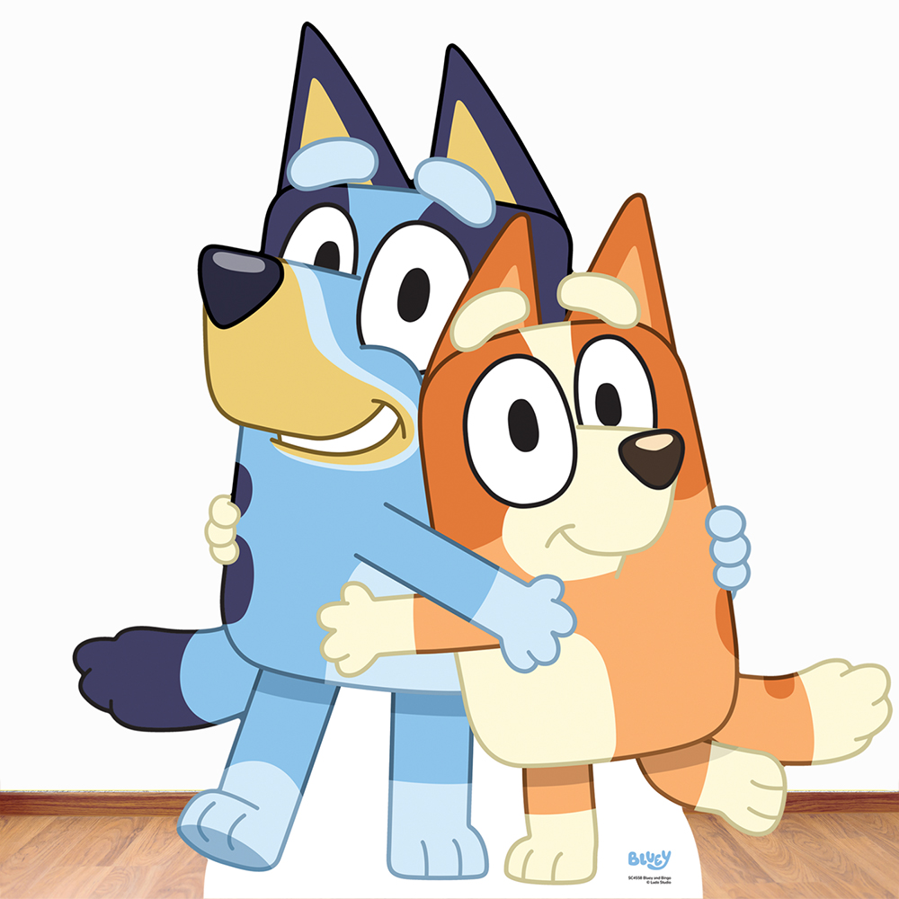 Star Cutouts Bluey and Bingo Cardboard Cutout 3ft Image 2