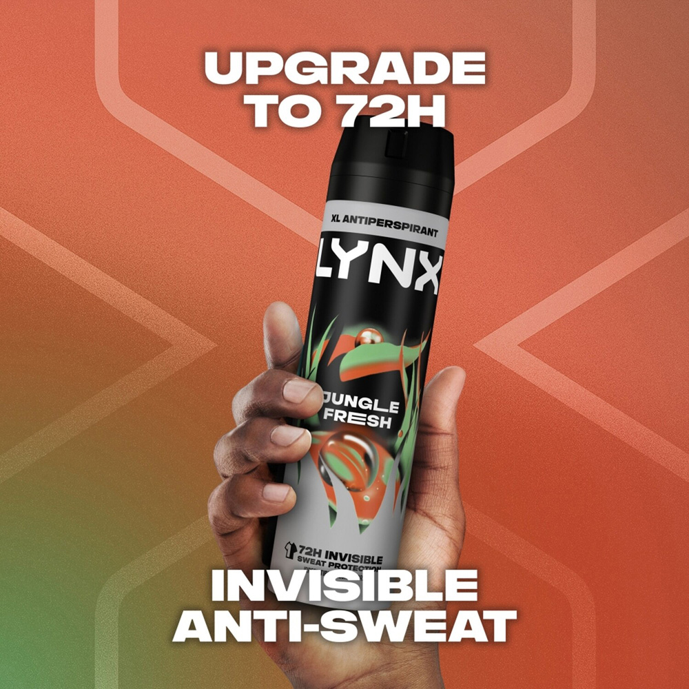Lynx Anti Perspirant Deodorant Spray 200ml Jungle Fresh Image 7