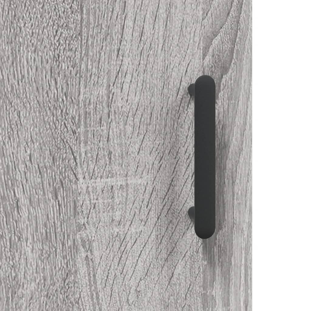 vidaXL 2 Door Grey Sonoma Wooden Sideboard Image 9