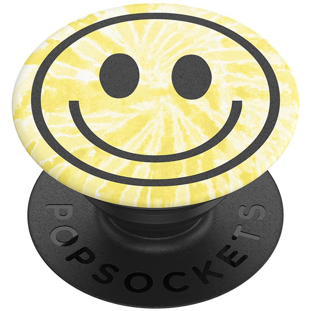 PopSockets PopGrip Tie Dye Smiley Phone Grip Image 1