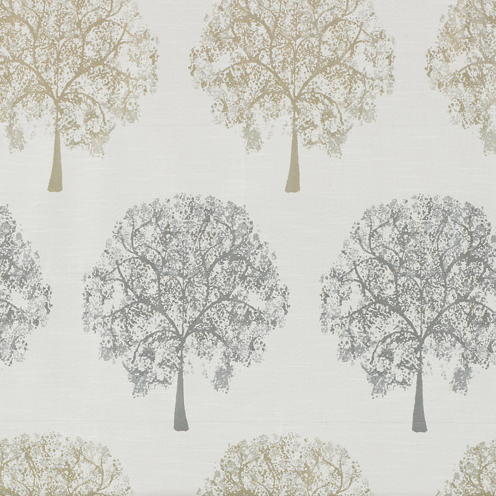 Paoletti Oakdale Tree Motif Blackout Roman Blind Silver 91cm Image 2
