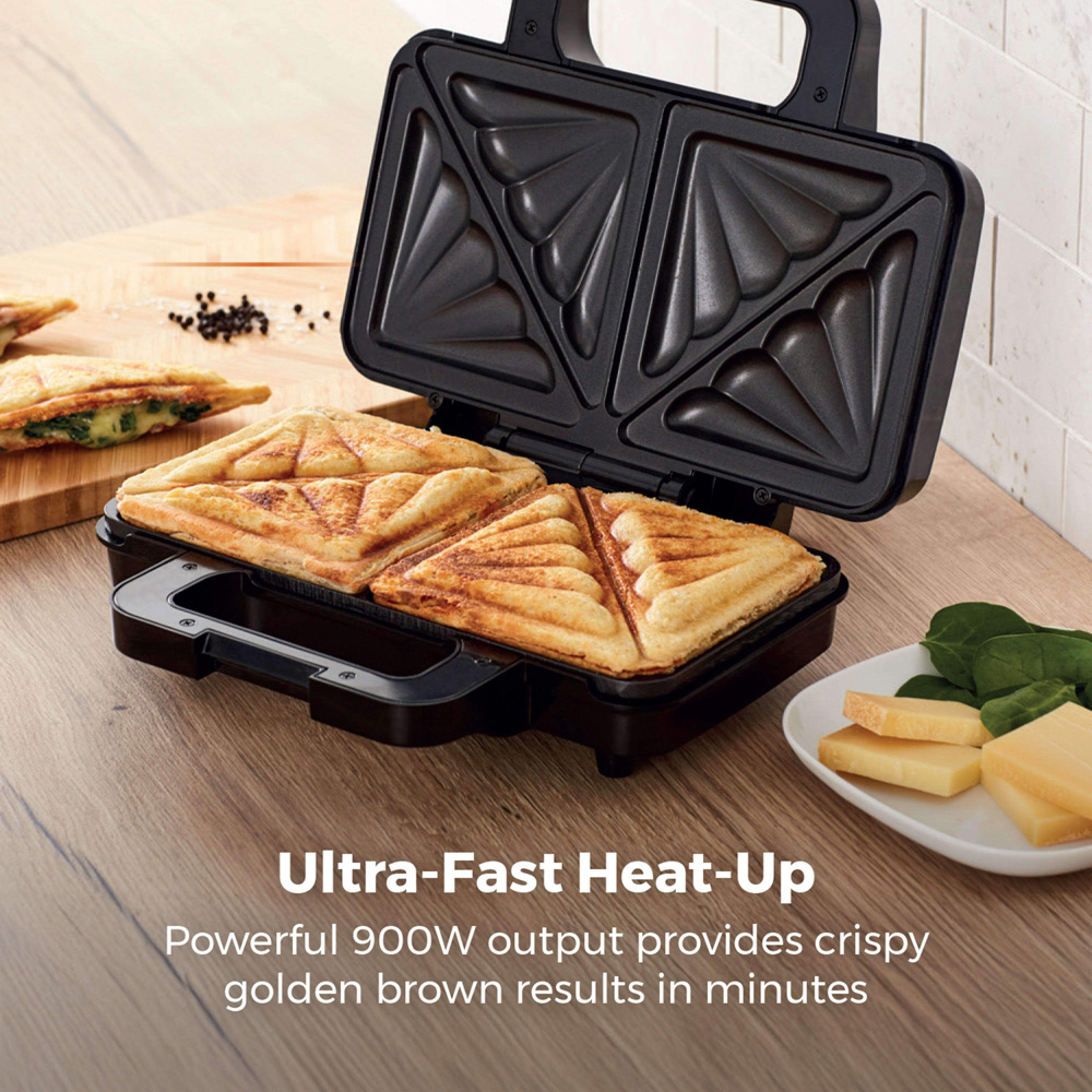 Tower Silver Deep Fill Sandwich Maker Image 3