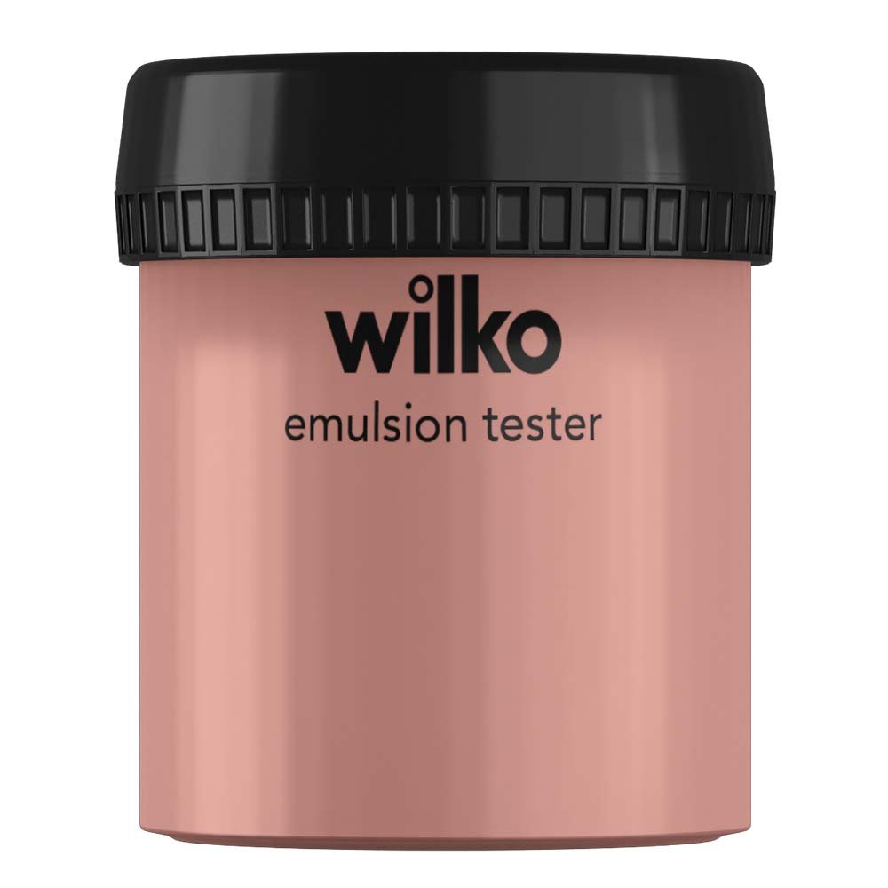 Wilko Pot Dusky Petal Emulsion Paint Tester 75ml Image 1